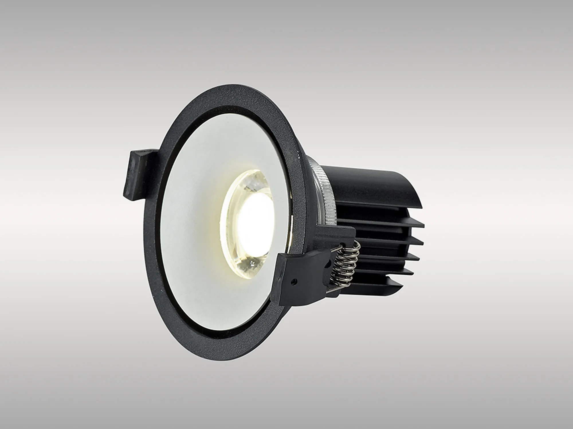 Bolor 9 Tridonic Powered 9W 27000K 770lm 36° CRI>90 LED Engine Black/White Fixed Recessed Spotlight, IP20 DM202043  Dlux Bolor 9